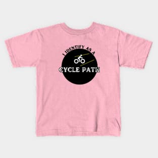 Identify As A Cycle Path By Abby Anime(c) Kids T-Shirt